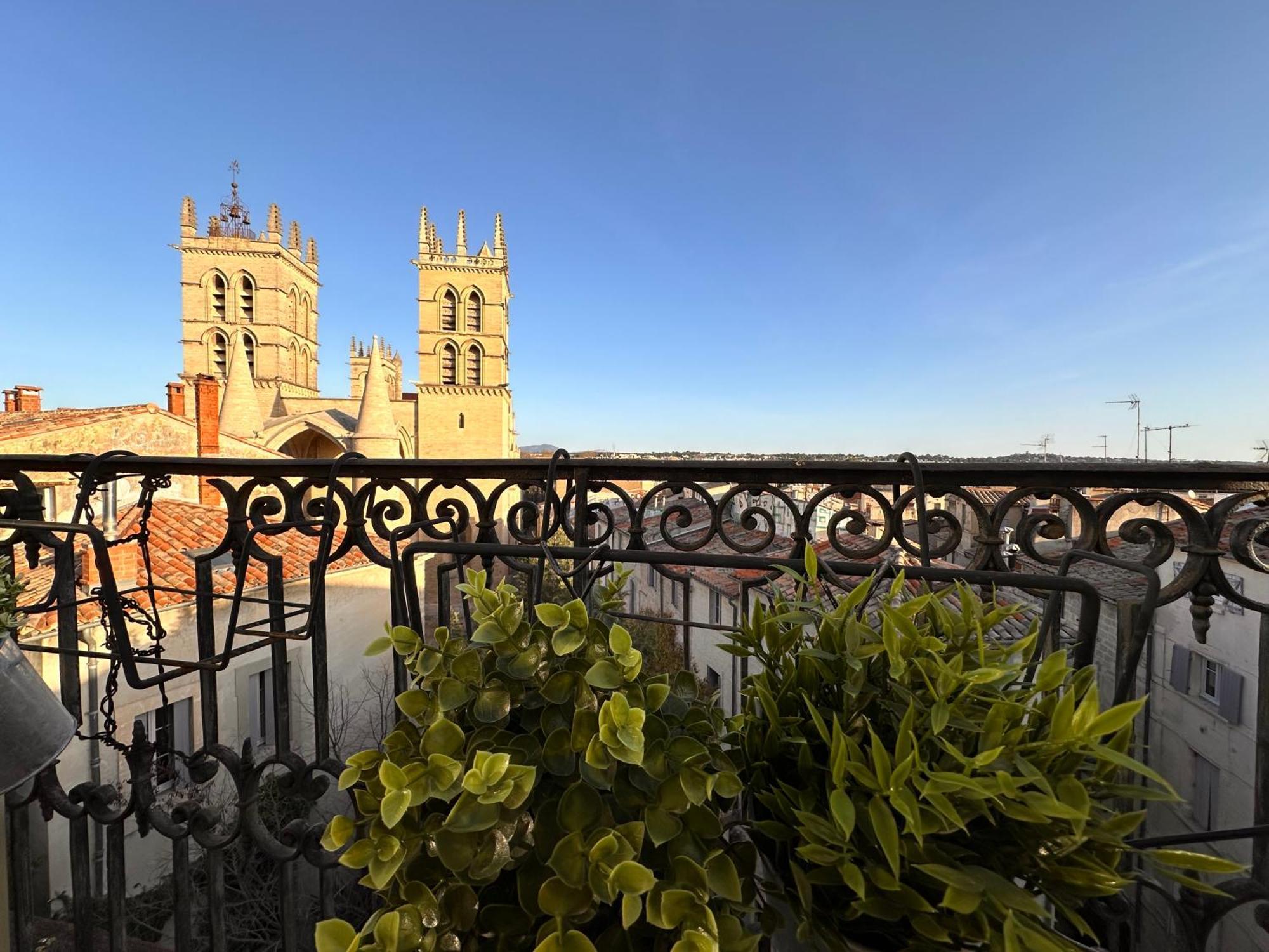 Appartamento La Terrasse, Vue Sur Les Toits De Montpellier Esterno foto
