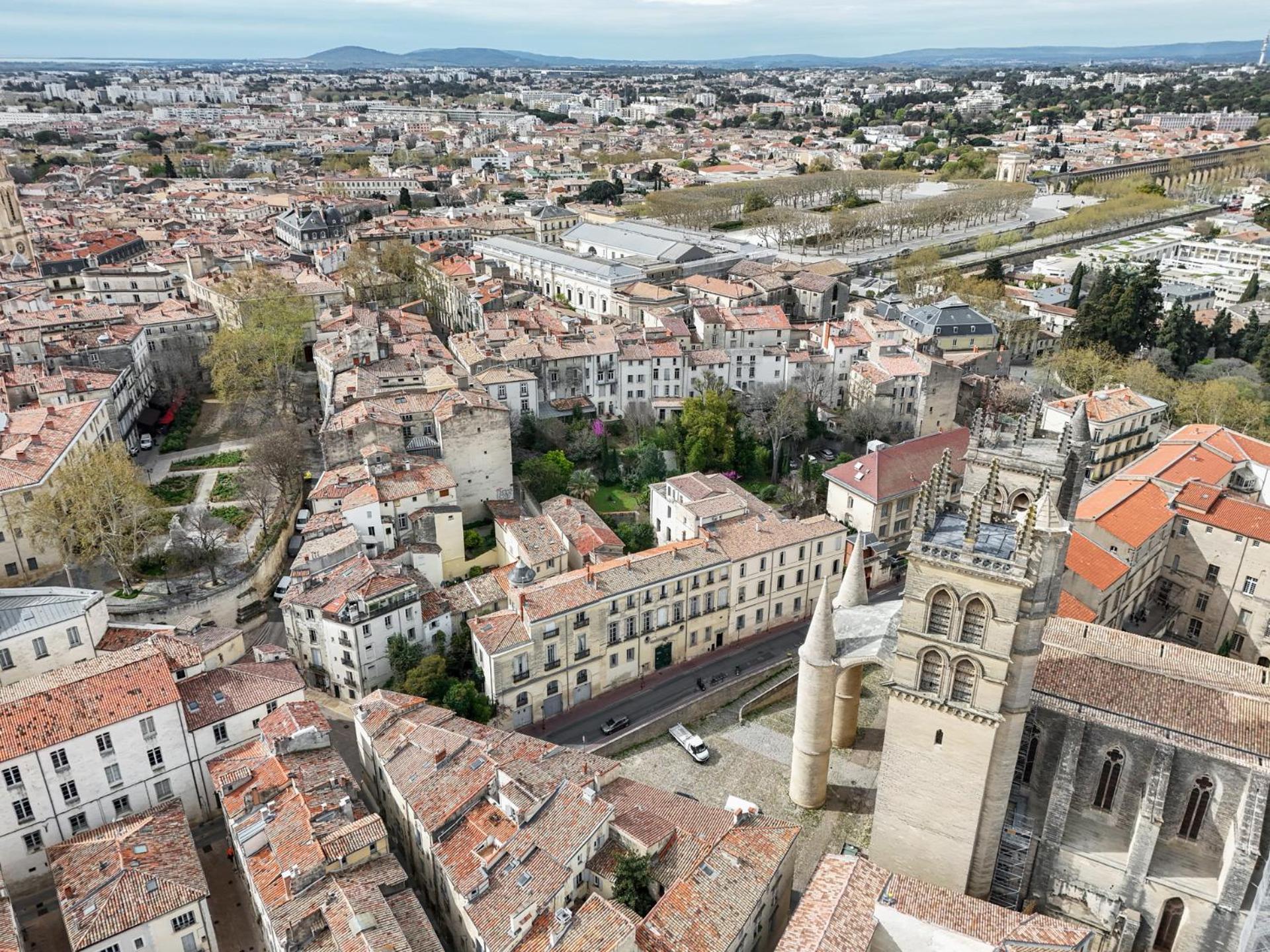 Appartamento La Terrasse, Vue Sur Les Toits De Montpellier Esterno foto