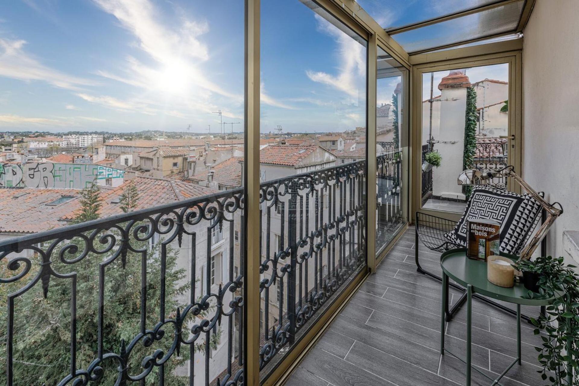 Appartamento La Terrasse, Vue Sur Les Toits De Montpellier Esterno foto